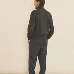 Dark grey men cashmere sweater - back view | Jim | Linnea Lund
