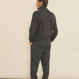 Dark grey men cashmere sweater - back view | Jim | Linnea Lund