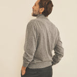 Grey men cashmere sweater - side view | Jim | Linnea Lund