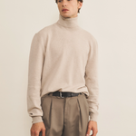 Cream light men cashmere sweater - look | Jim | Linnea Lund