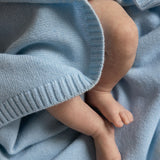 Baby cashmere blanket in sky blue | Joy | Linnea Lund