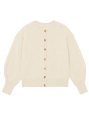 Cashmere cardigan women white - packshot | Gabriella | Linnea Lund