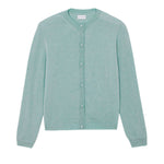 Women lightweight cashmere cardigan aqua blue | Grace | Linnea Lund