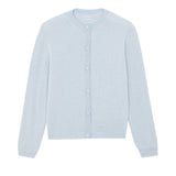 Women lightweight cashmere cardigan light blue | Grace | Linnea Lund