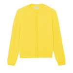 Women lightweight cashmere cardigan banana | Grace | Linnea Lund