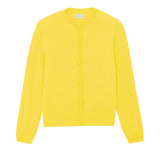 Women lightweight cashmere cardigan banana | Grace | Linnea Lund