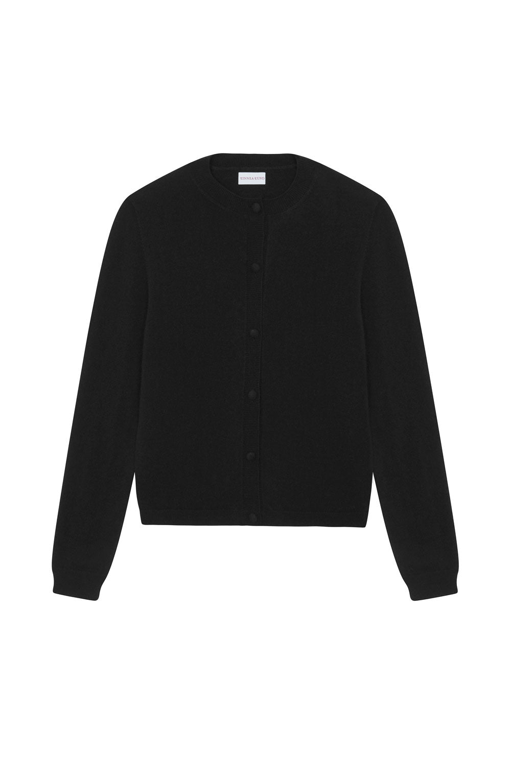 Women lightweight cashmere cardigan black | Grace | Linnea Lund