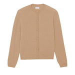 Women lightweight cashmere cardigan camel | Grace | Linnea Lund