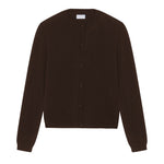 Women lightweight cashmere cardigan brown | Grace | Linnea Lund