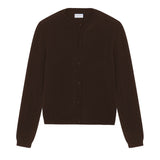 Women lightweight cashmere cardigan brown | Grace | Linnea Lund