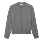 Women lightweight cashmere cardigan grey | Grace | Linnea Lund