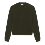Women lightweight cashmere cardigan khaki | Grace | Linnea Lund