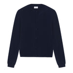 Women lightweight cashmere cardigan midnight blue | Grace | Linnea Lund