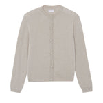 Women lightweight cashmere cardigan beige | Grace | Linnea Lund