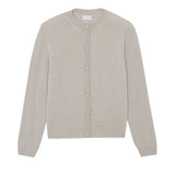 Women lightweight cashmere cardigan beige | Grace | Linnea Lund