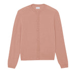 Women lightweight cashmere cardigan rose gold | Grace | Linnea Lund