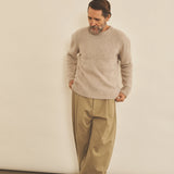 Light beige men cashmere sweater - look | Margot | Linnea Lund