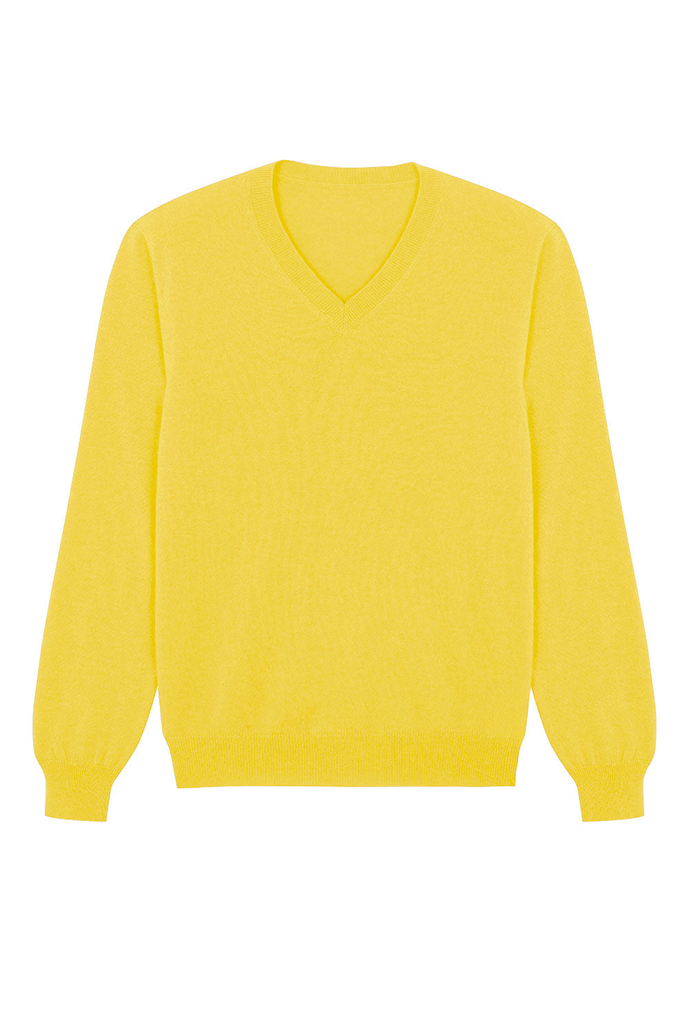 bright yellow cashmere sweater - packshot | Max | Linnea Lund