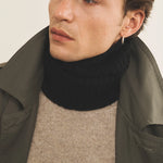black cashmere collar men | Maya | Linnea Lund