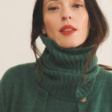 green cashmere collar women | Maya | Linnea Lund