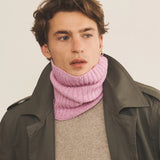 bubblegum pink cashmere collar men | Maya | Linnea Lund