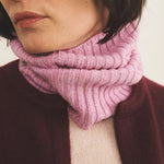 bubblegum pink cashmere collar women | Maya | Linnea Lund