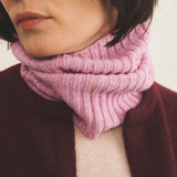 bubblegum pink cashmere collar women | Maya | Linnea Lund