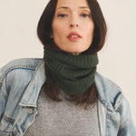 dark green cashmere collar women | Maya | Linnea Lund