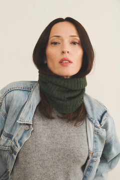 dark green cashmere collar women | Maya | Linnea Lund