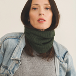 dark green cashmere collar women | Maya | Linnea Lund