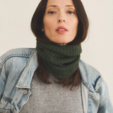 dark green cashmere collar women | Maya | Linnea Lund