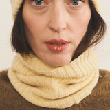 light yellow cashmere collar women | Maya | Linnea Lund