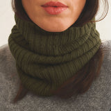 khaki cashmere collar women | Maya | Linnea Lund