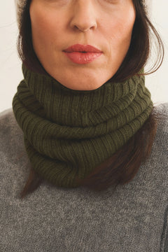 khaki cashmere collar women | Maya | Linnea Lund