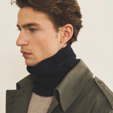 dark blue cashmere collar men | Maya | Linnea Lund
