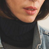 dark blue cashmere collar women | Maya | Linnea Lund