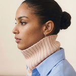 light pink ribbed cashmere collar | Maya | Linnea Lund