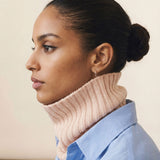 light pink ribbed cashmere collar | Maya | Linnea Lund