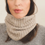 greige cashmere collar women | Maya | Linnea Lund
