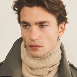 beige cashmere collar men | Maya | Linnea Lund