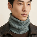 verdigris ribbed cashmere collar | Maya | Linnea Lund