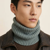 verdigris ribbed cashmere collar | Maya | Linnea Lund