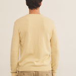yellow men cashmere sweater - back view | Mimmi | Linnea Lund