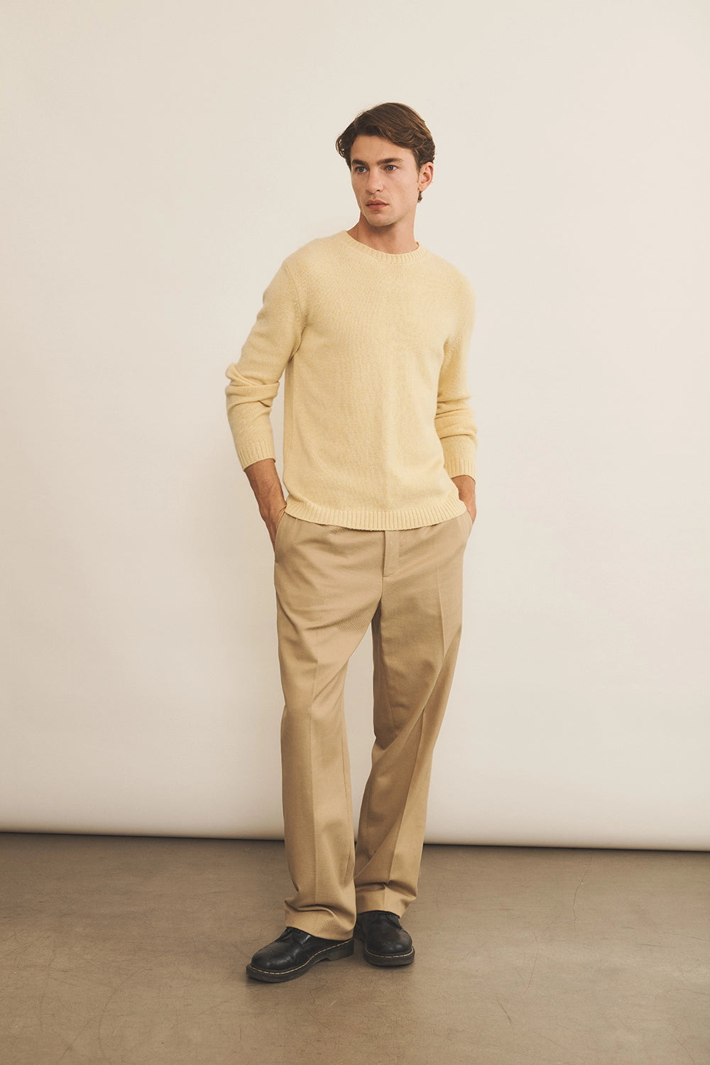 yellow men cashmere sweater - look | Mimmi | Linnea Lund