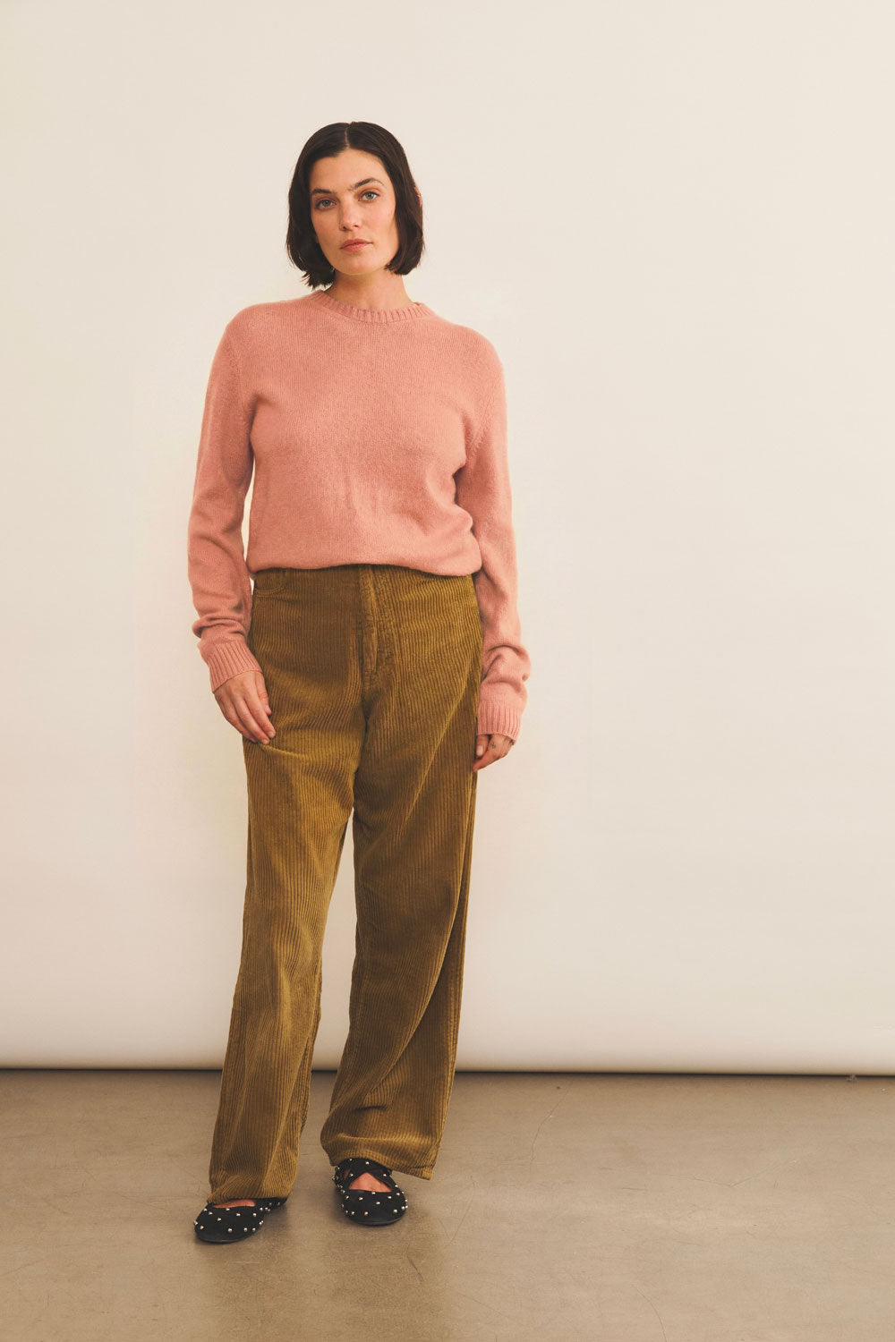 pink gold women cashmere sweater - look | Mimmi | Linnea Lund