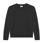 Straight dark grey cashmere sweater | Mimmi | Linnea Lund