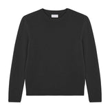 Straight dark grey cashmere sweater | Mimmi | Linnea Lund