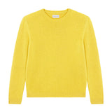 Straight bright yellow cashmere sweater | Mimmi | Linnea Lund