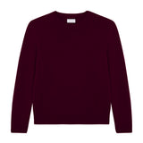 Straight burgundy cashmere sweater | Mimmi | Linnea Lund