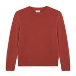 Straight ocher red cashmere sweater | Mimmi | Linnea Lund